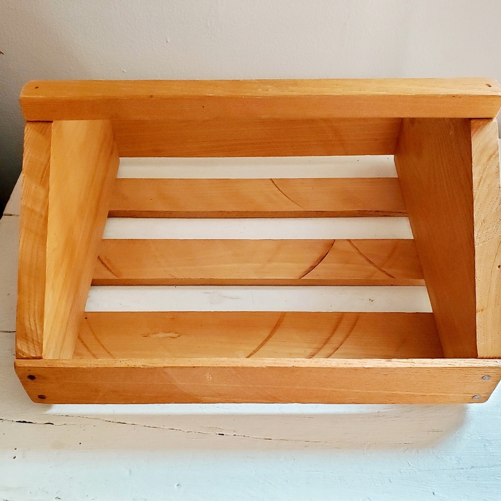 Wooden Flower Basket - Picture 2 of 4